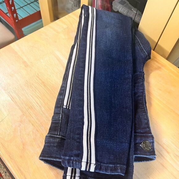 NWOT Express Denim Perfect Ankle High Rise Dark Wash Jeans Size 4 #JT2 - Picture 5 of 5